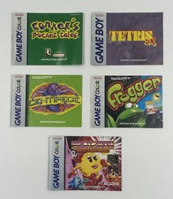 Lot Of 5 Game Boy Color Gameboy Manual Instruction Booklet Ms Pac Man Tetris DX