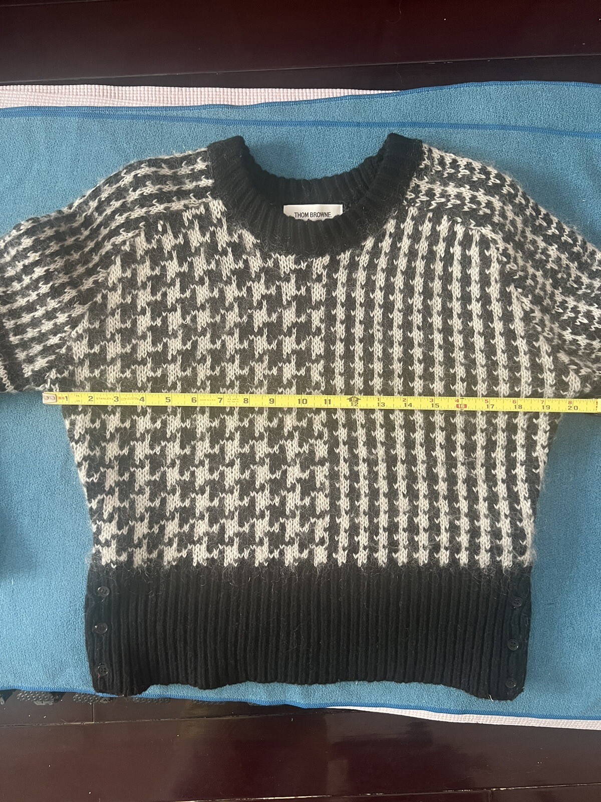Thom Browne New York Wool Fun Mix Crew Neck Pullover Sweater Size Large RARE image 9