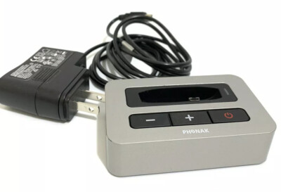 Phonak TVLink2 S Base Station TV Link S  W/ Power Adapter Tested Working