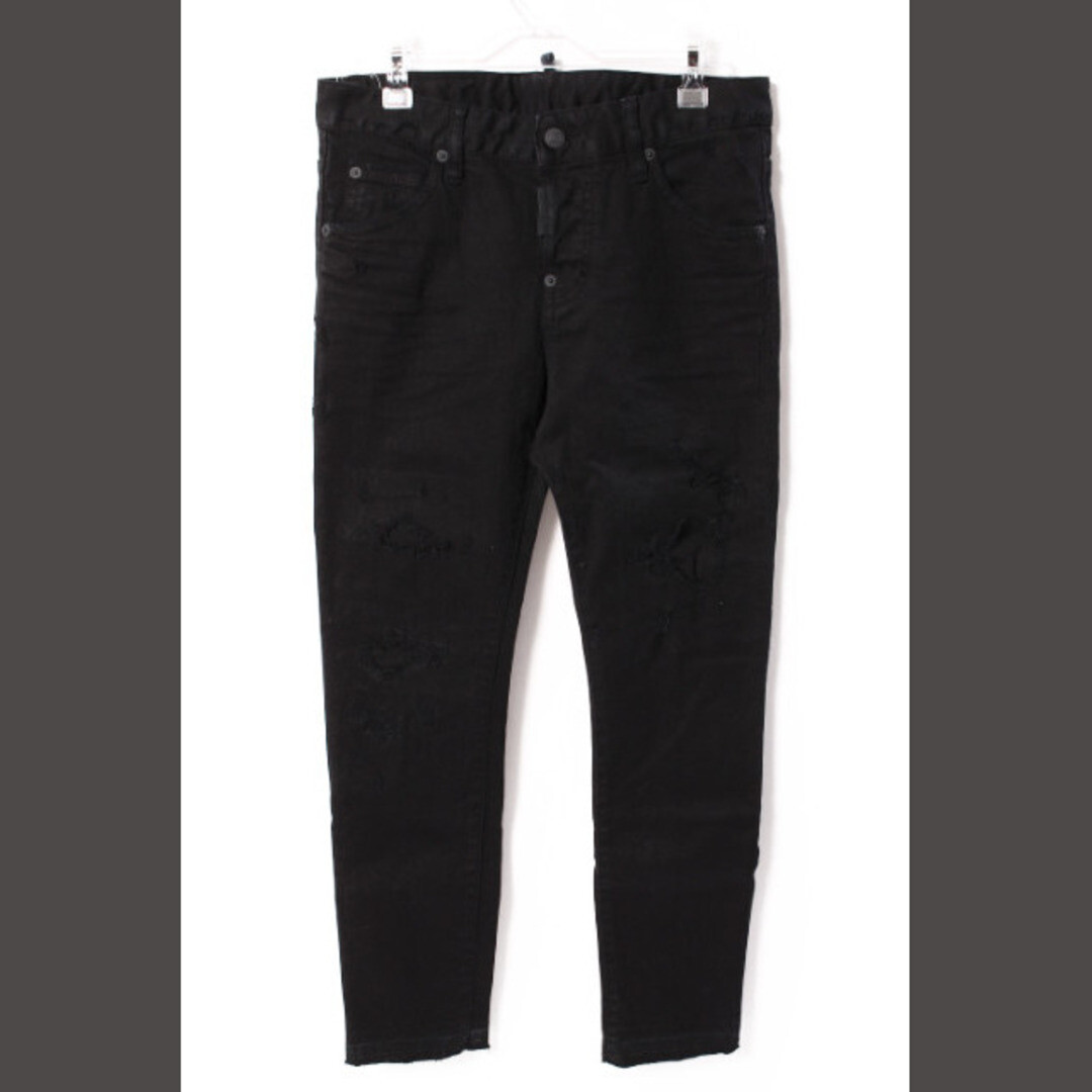 Dsquared DSQUARED2 COOL GIRL Pants Denim Jeans 36 Black yt0419 