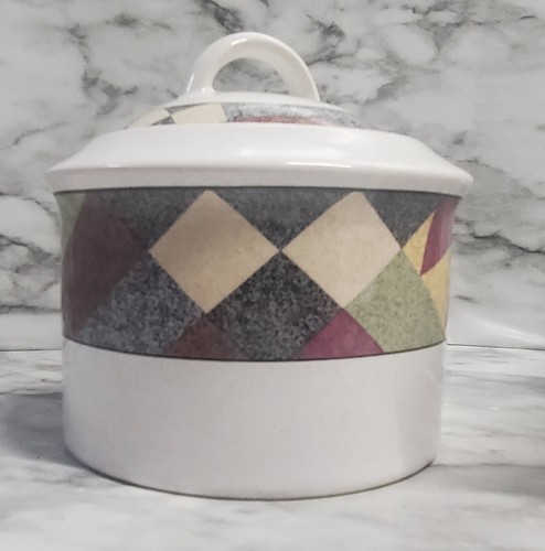 Vintage Studio Nova Desert Palm. Gravy Boat Creamer Sugar Bowl Mosaic Sand Art. - Picture 5 of 12