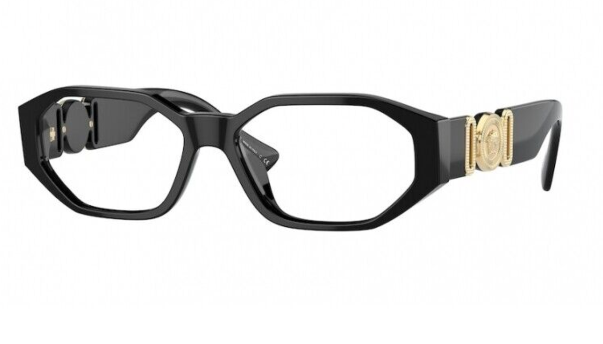 Versace Mod 3366 F  GB1 Black Gold Eyeglasses Authentic New NWT $_57.PNG?set_id=880000500F main image 2