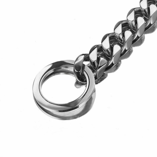 Dog Chain Collar Stainless Steel Cuban Link 10-19MM Multi-Color for S/M/L Dogs - 第 10/27 張圖片