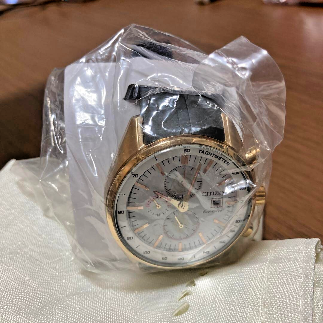 USED Excellent] CITIZEN x NARUTO CA0593-17A Sakura Chronograph