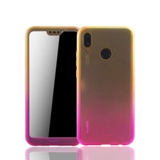 Phone Case for Huawei P20 Lite Full Cover Screen Protector Bumper Neon Pink