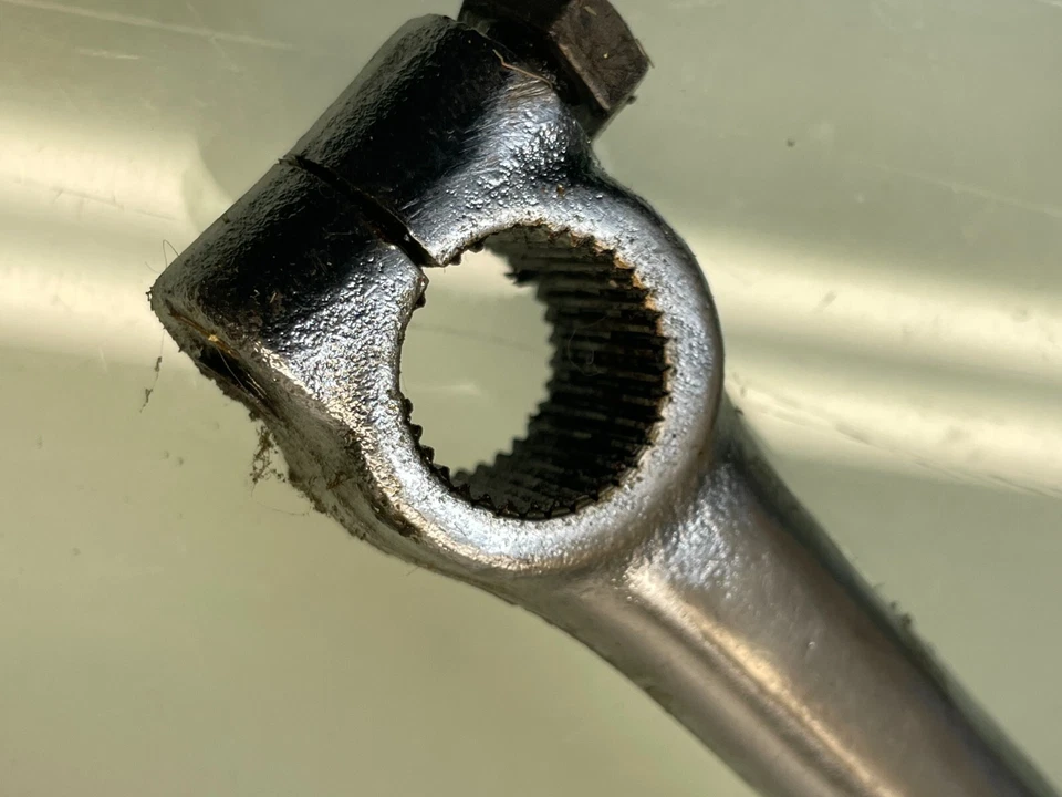 Yamaha AT1M AT1 MX 125 1969 brazo de arranque de enduro buenas estrías Foto 3 de 4