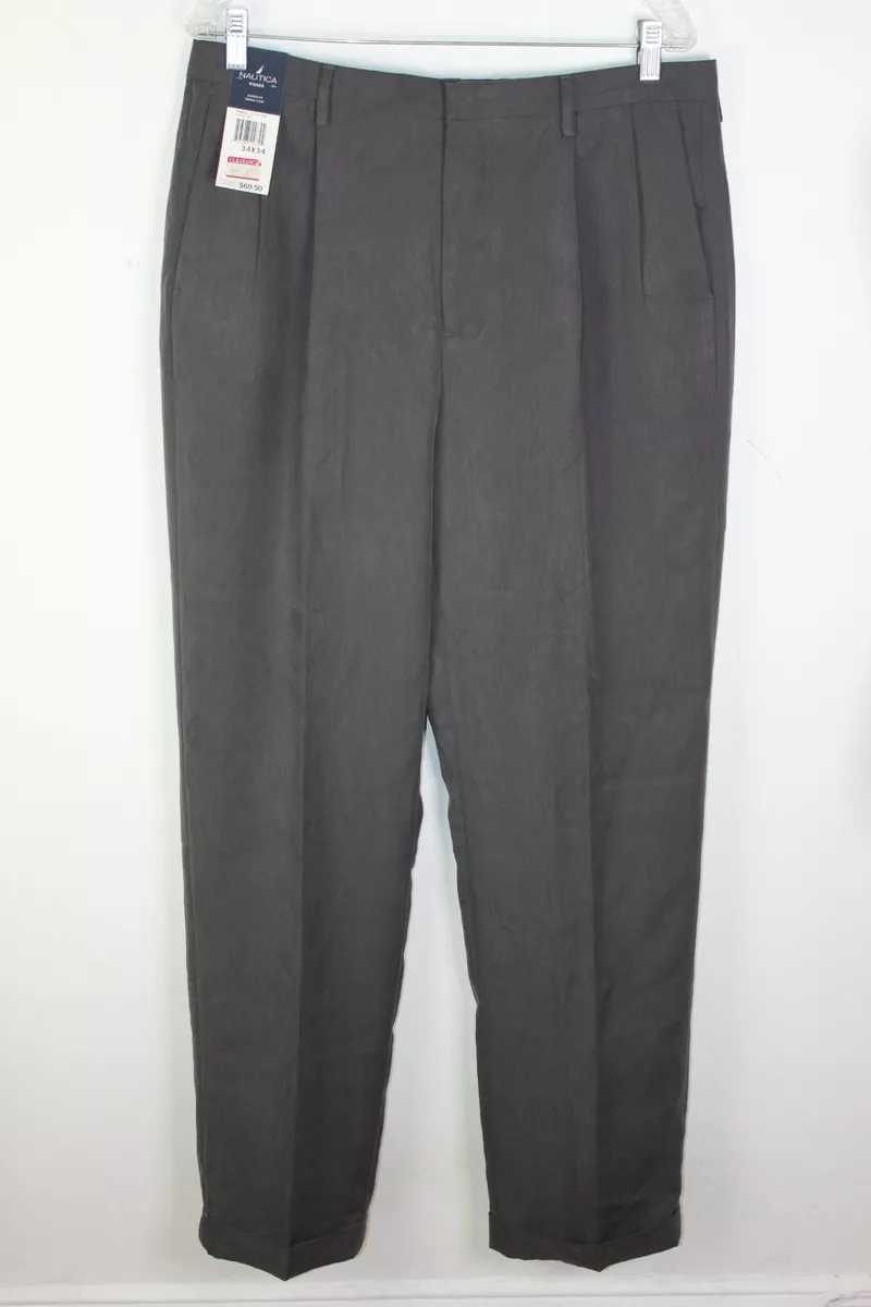 Nautica rigger double pleated best sale pants