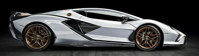 Lamborghini 1:18Race Car12Custom Built Concept Metal Body Model Carousel White24