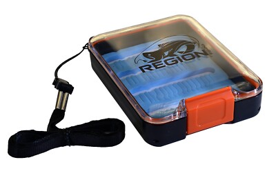 Mini Single Sided Fly Box, Foam,  Waterproof & Compact, Midges, Nymphs & Dries