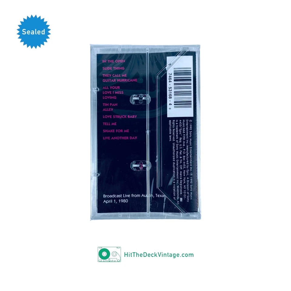 Stevie Ray Vaughan & Double Trouble In The Beginning Cassette Tape (1992) SEALED - Image 2 of 4