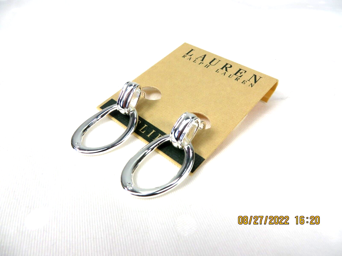 RALPH LAUREN NWT Silver Tone Nickel Free Metal 1.25