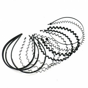 Unisex Black Girls Women Men Wave Waved Style Headbands Hairband Headband UK