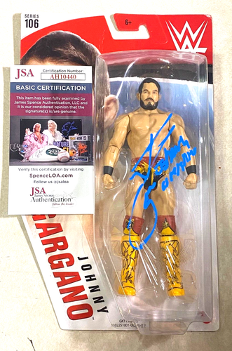 WWE JOHNNY GARGANO Signed Mattel WWE Basic Series 106 Action Figure JSA