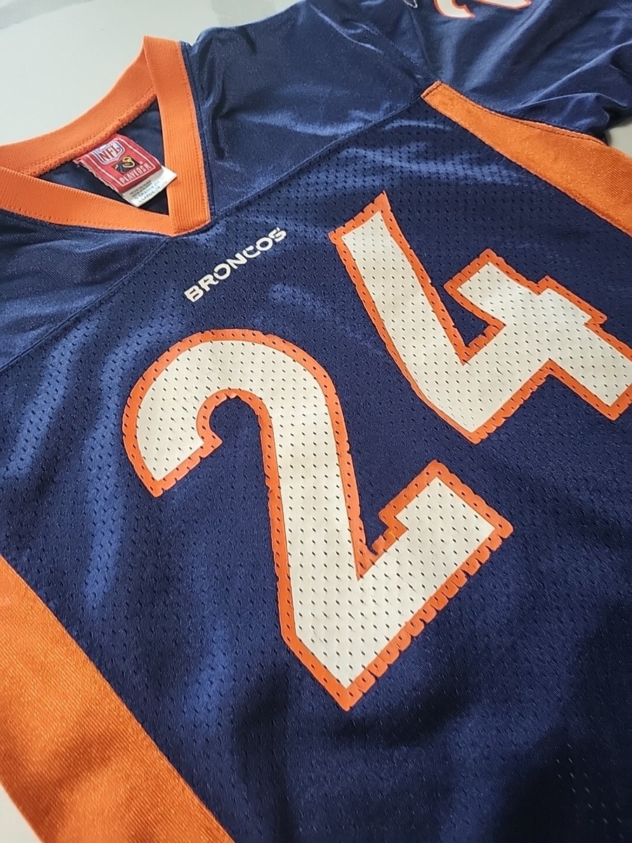 Reebok NFL Champ Bailey Denver Broncos Jersey Size Youth Large | eBay