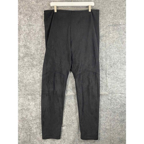 Lysse Suede Leggings 1X Black High 