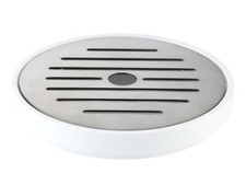 2-teilige Abtropfschale Tropfenschale Untersetzer Glasuntersetzer weiß