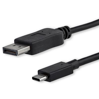 StarTech.com USB-C auf DisplayPort Adapterkabel 1m - 4k 60hz (ANGEPASSTES KABEL