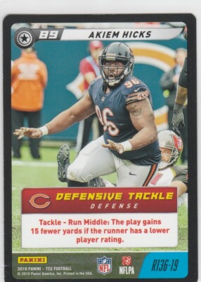 AKIEM HICKS 2019 NFL FIVE FOOTBALL TCG R136 RARE SP CARD | eBay AKIEM HICKS 2019 NFL FIVE FOOTBALL TCG R136 RARE SP CARD | eBay