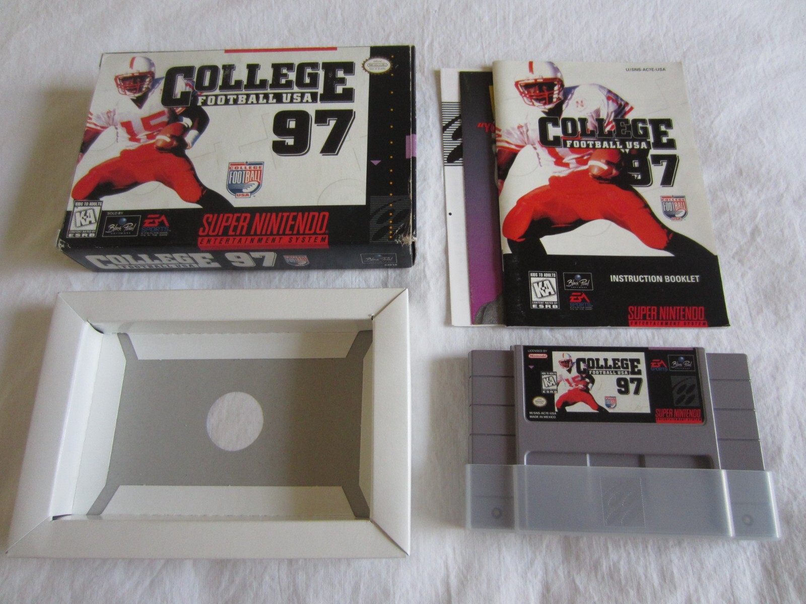 College Football USA '97: the Road to New Orleans (SNES) Super Nintendo Complete