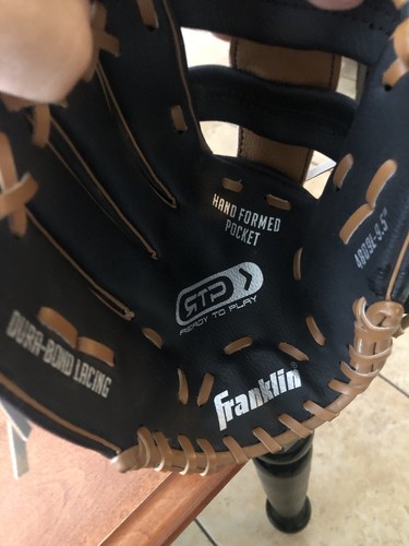Franklin Baseball Glove Tee Ball No Break In LHT 4809L-9.5" - Picture 4 of 4