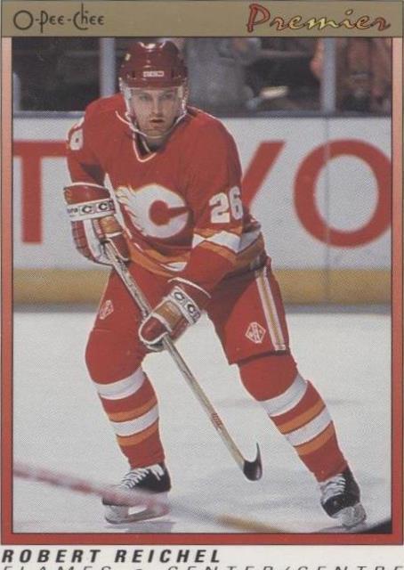 1990-91 O-Pee-Chee Premier - Robert Reichel #95 - 1 of 1