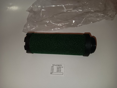 NEW NORGREN 4344-02 HIGH FLOW OIL VAPOR REPLACE FILTER ELEMENT FOR F74H FILTERS - Picture 2 of 5