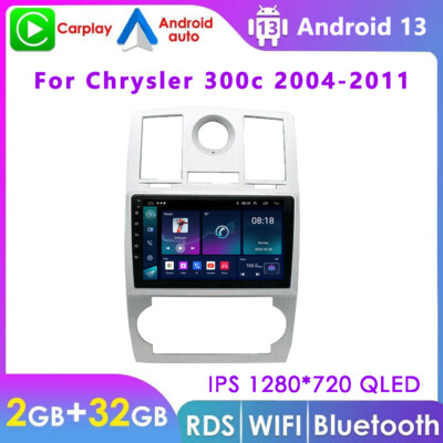 Android Car Stereo For Chrysler 300 2004-2011 - 9" Touch Screen With Wireless CarPlay & Android Auto
