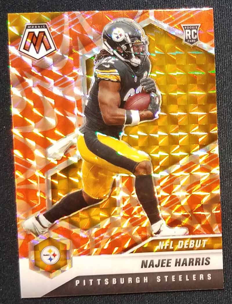 2021 Mosaic #252 Najee Harris NFL Debut Orange Reactive Rookie RC NM-MINT++