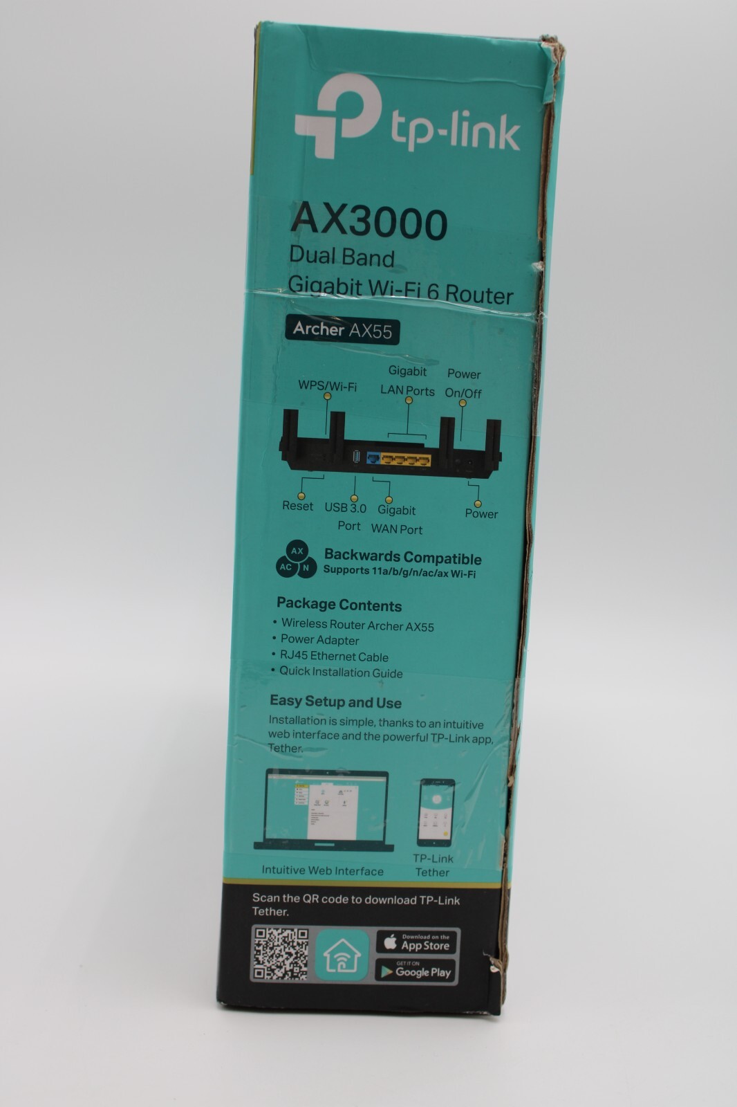 TP-Link Dual-Band AX3000 Wi-Fi 6 Router Archer AX55 |