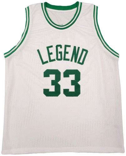 BOSTON CELTICS LARRY BIRD AUTOGRAPHED WHITE JERSEY BECKETT BAS STOCK #203448 - Picture 6 of 7