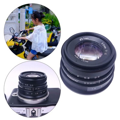 35mm F/1.6 APSC Kameraobjektiv für Olympus Epm1 E PL7 E PL8 E M1 E M5 Mark II