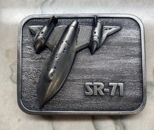 Vintage Lockheed SR-71 Blackbird Commemorative Belt Buckle