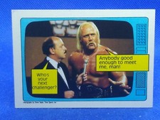 1985 Topps WWF Hulk Hogan #57 Rookie RC