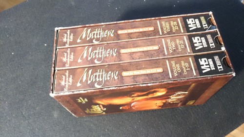 The Gospel According To MATTHEW 3 VHS set Movie Deluxe Edition The Visual Bible - Picture 3 of 5