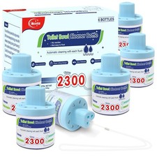 Toilet Bowl Cleaner, Automatic Long-Lasting Blue Toilet Cleaner Bottle, Septi...