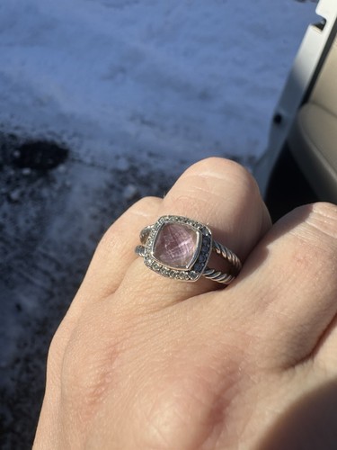 David Yurman Sterling Silver Ring Size 7  - Picture 9 of 16