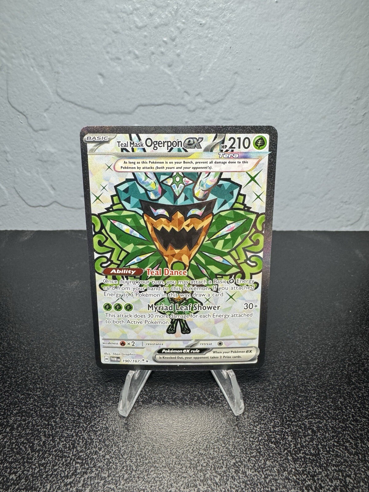 Pokémon TCG Teal Mask Ogerpon ex 190/167 Scarlet & Violet Twilight Masquerade