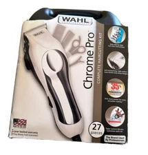 Wahl Chrome Pro Complete  Haircutting Kit Clippers Men Trimmer