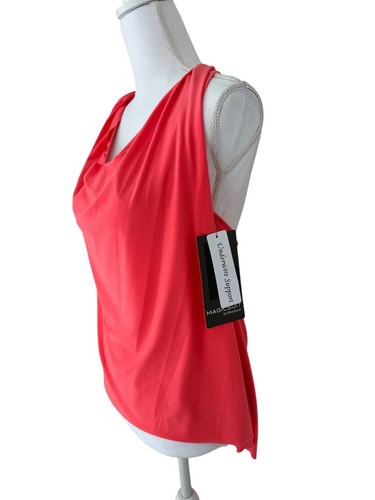 Magicsuit by Miraclesuit neu Gr. 12 Sophie Schwimmen Tankini koralle Neckholder zum Binden 110 $