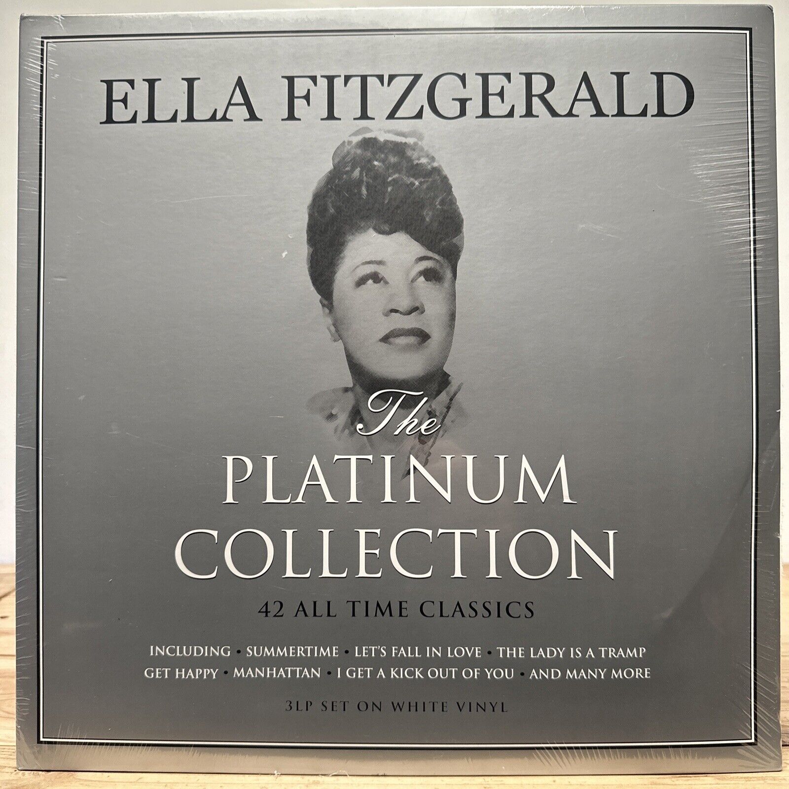 ELLA FITZGERALD THE PLATINUM COLLECTION - WHITE VINYL  3-LP SET " NEW, SEALED "