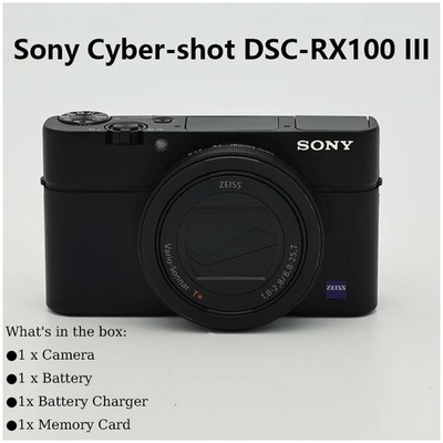 Sony Cyber-shot DSC-RX100 III RX100M3 Digital Camera Wifi NFC Black with Charger