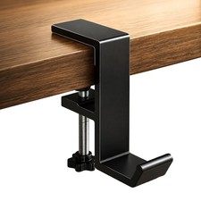 Headphone Stand Aluminum Alloy Headphone Holder, Under Headset Stand for Des...
