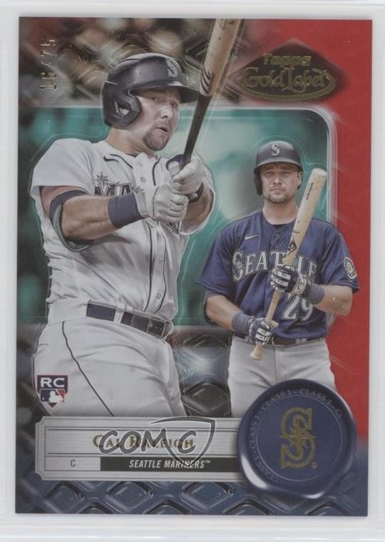 2022 Topps Gold Label Class 1 Red 16/75 Cal Raleigh #7 07m7