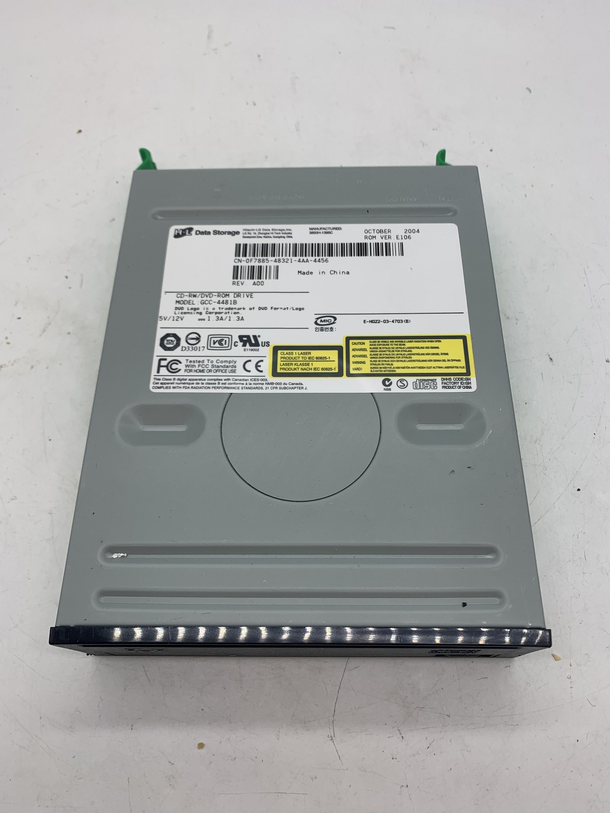 Hitachi LG Data Storage GCC-4481B CD-RW/DVD-ROM Drive ~ FREE SHIPPING