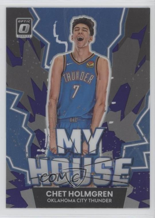 2022-23 Panini Donruss Optic My House Holo Prizm Chet Holmgren #8 Rookie RC 1d40