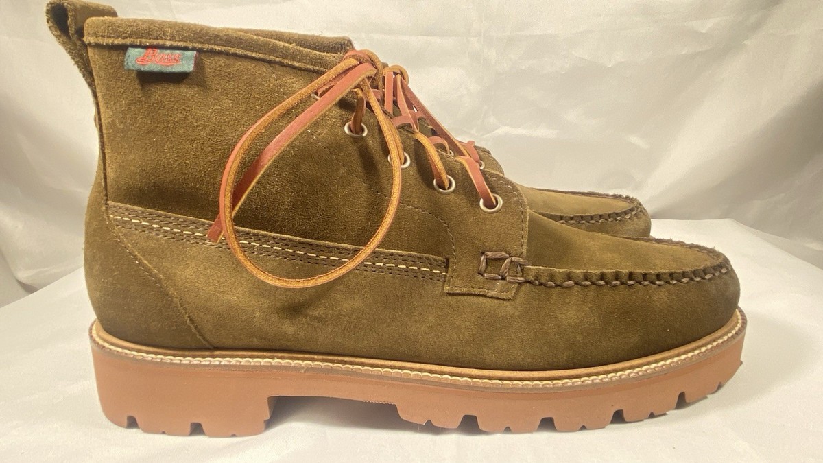 G.H. BASS Originals Suede Ranger Moc Boot Olive Men