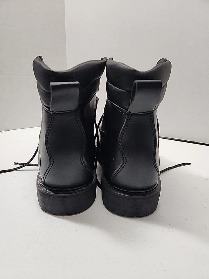 Work Wear By Wrangler Size 13 Steel Toe Boots Black Men’s - Image 3 of 4