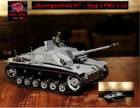 "Rc Panzer \"SturmgeschüTz Iii\" - Stug 3 Heng Long 1:16 Rauch&Sound Metallgetriebe"