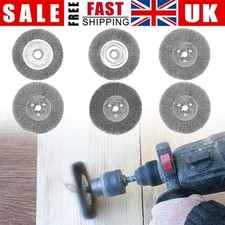Wire Wheel Stainless Steel Brush For Bench Grinder Abrasive Accessories 4"-8" UK