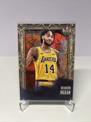 Brandon Ingram 2018-19 Panini Court Kings - #5 Portraits Ruby # 99 Lakers